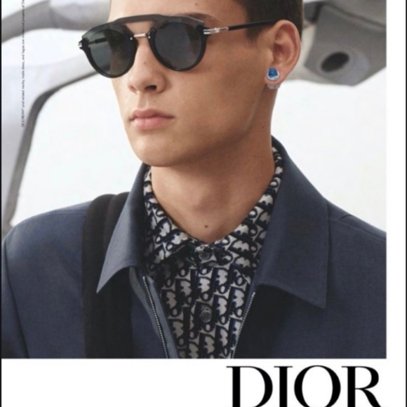 UNISEX DIOR FUTURISTIC HAVANA MIRROR SUNGLASSES 🔥 - Picture 9 of 11